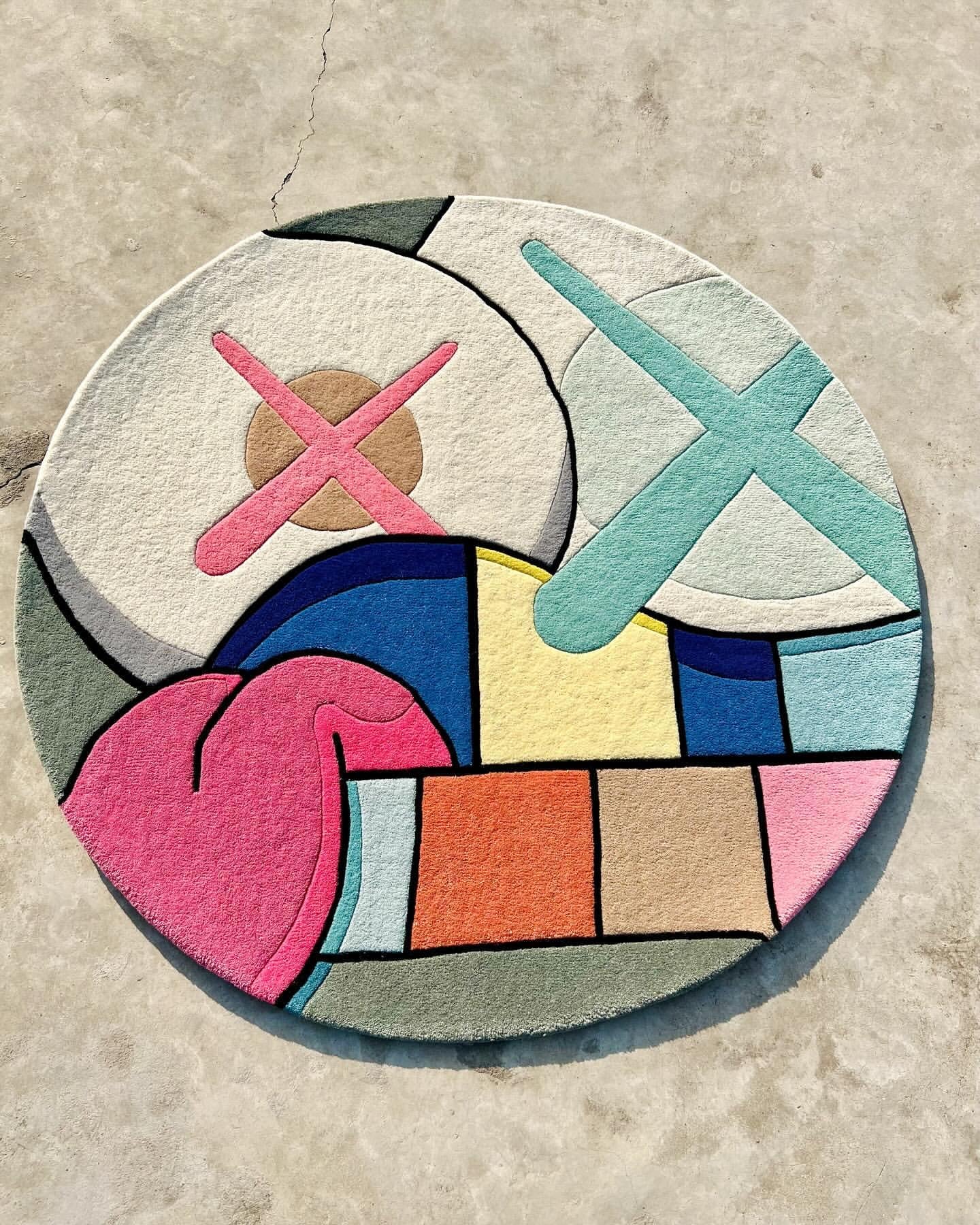 KAWS Gotta Eat Custom Rug