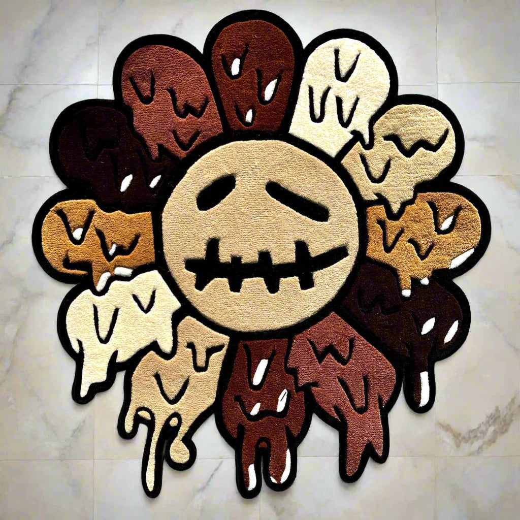 Melting Cactus Jack x Murakami Custom Rug