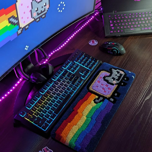 NYAN.CAT! Keyboard Rug