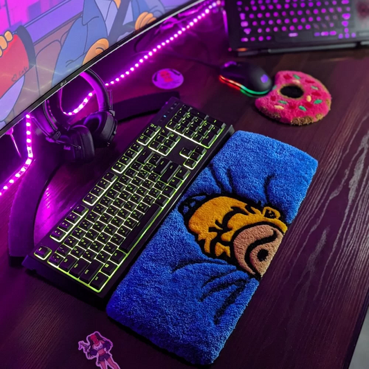 Sleeping Homer Simpson Keyboard Rug