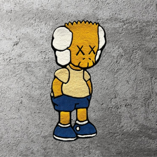 Bart Simpson x KAWS Inspired Rug