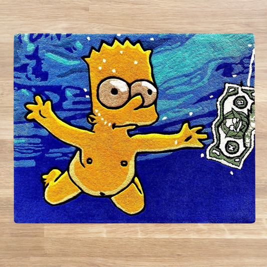 Bart Simpson x Nirvana Rug – Nevermind Inspired Design