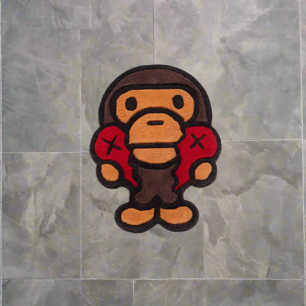 Heartbroken Baby Milo – BAPE x Kaws Custom Rug